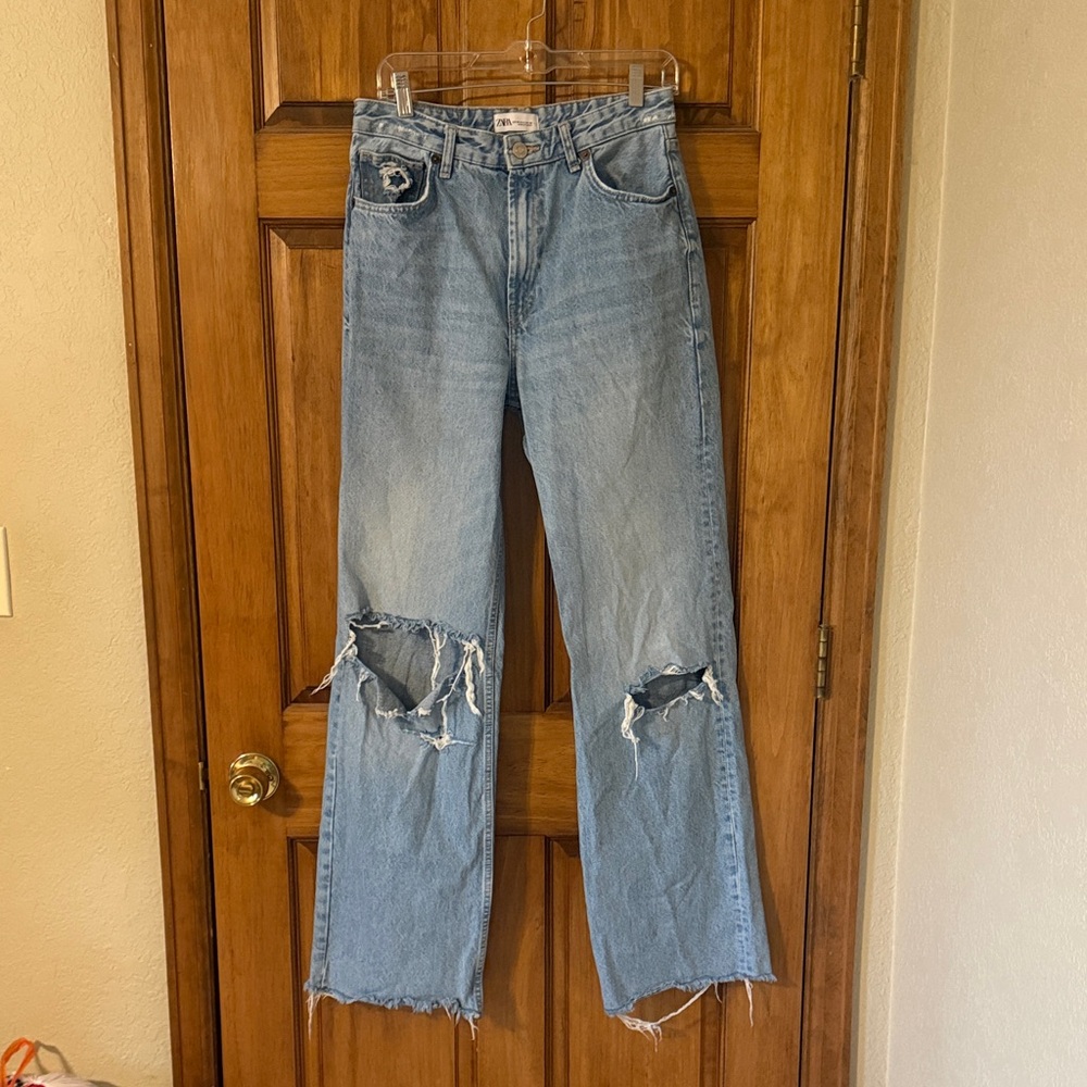 Zara Light Blue Denim Jeans